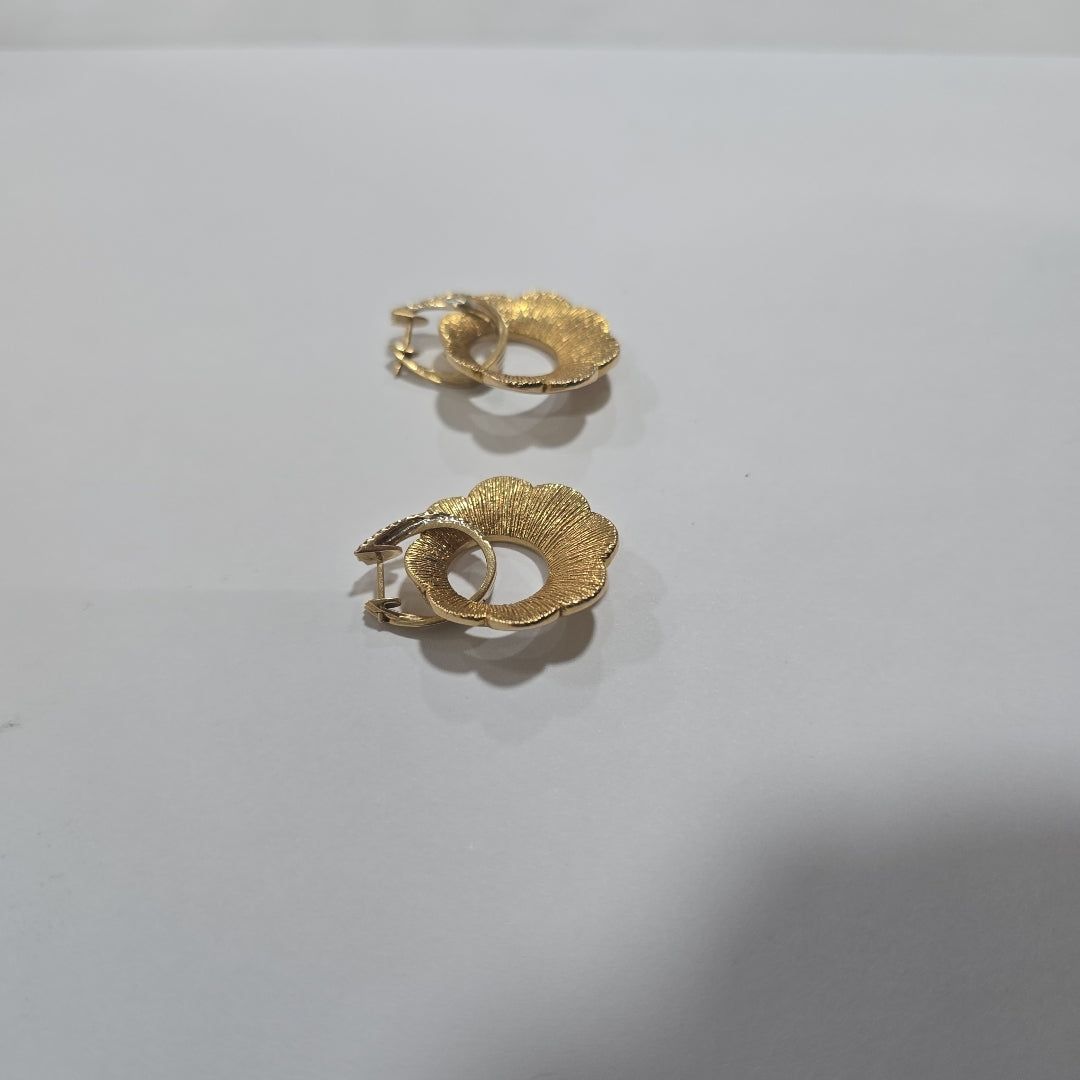 ARETES PAR ORO 14 K 6.7 GRMS (SEMINUEVO)