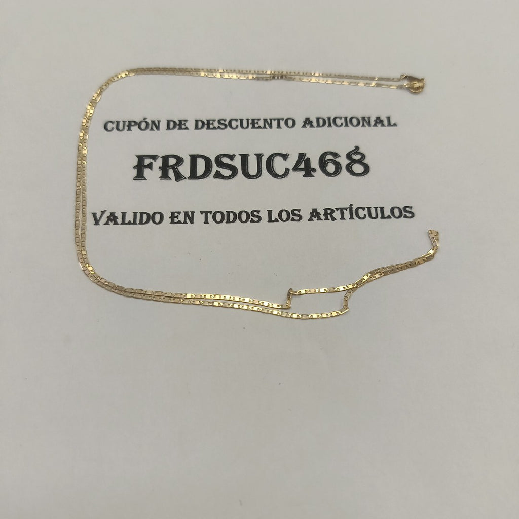 CADENA ORO 14 K 1.4 GRMS (SEMINUEVO)