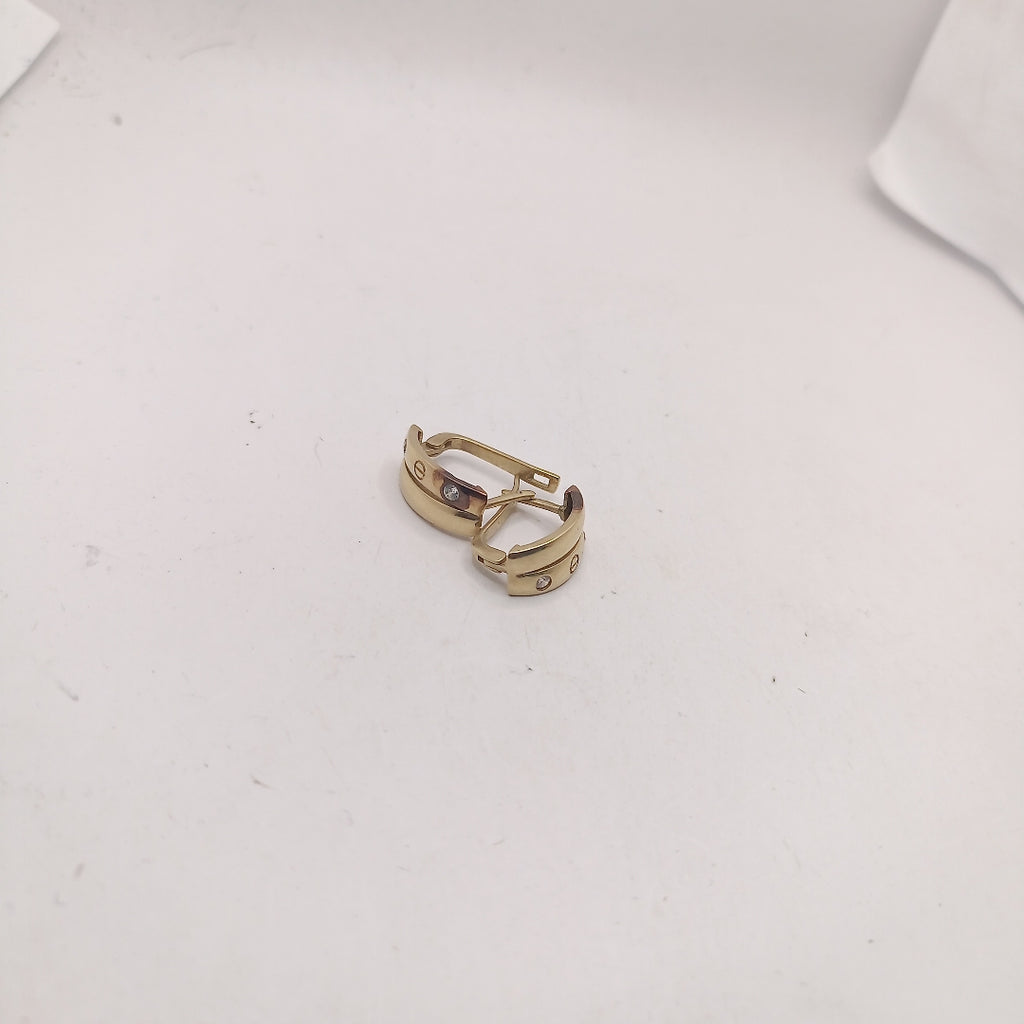 ARETES PAR ORO 10 K 3.7 GRMS (SEMINUEVO)