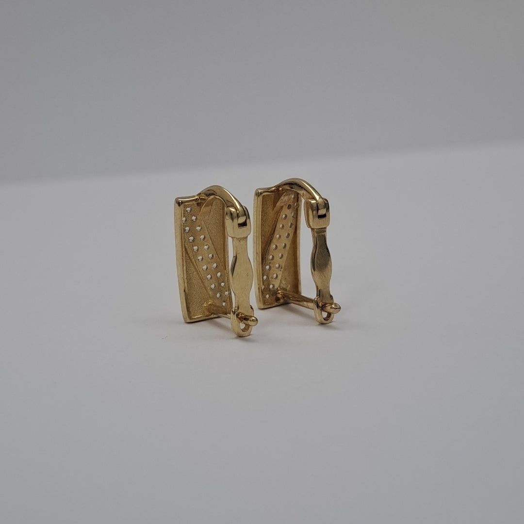 BROQUELES ORO 14K 2.9 (NUEVO)