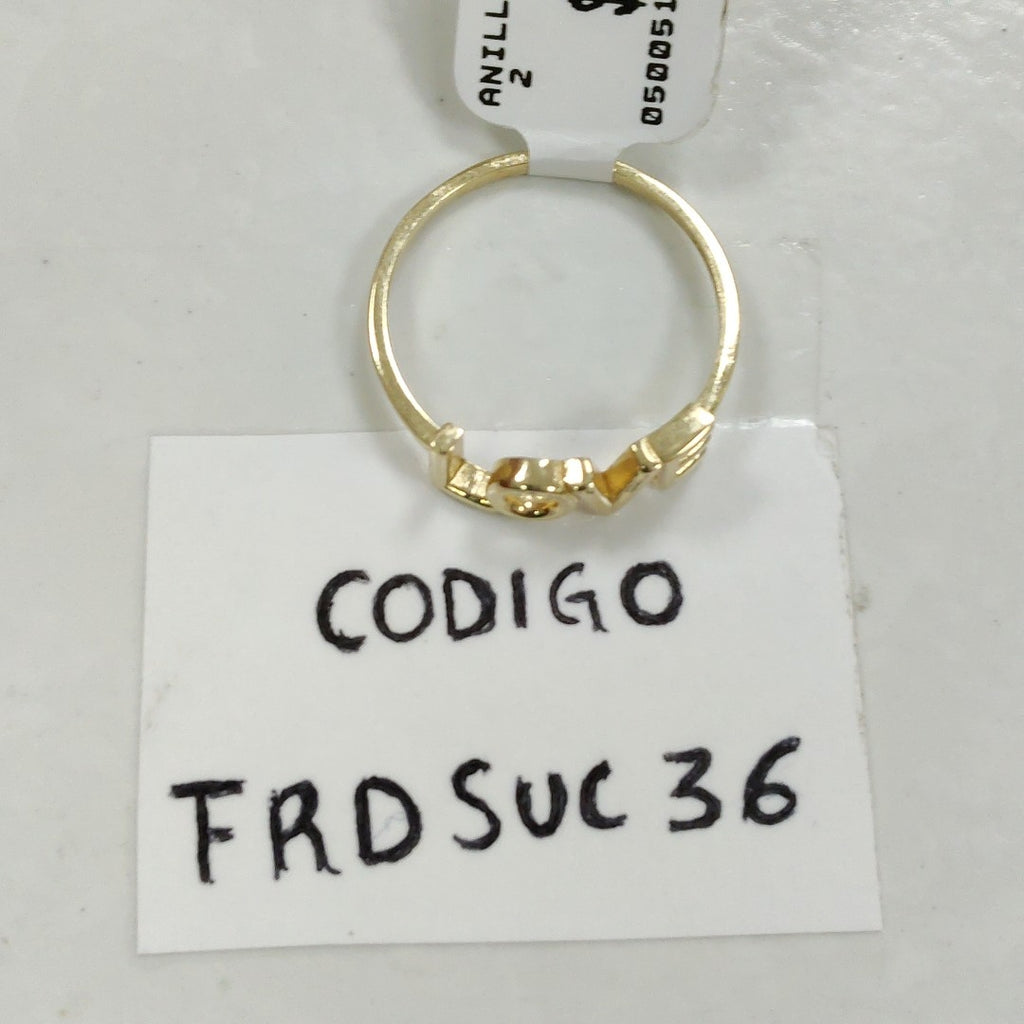 ANILLOS DAMA ORO 14K 2 (NUEVO)