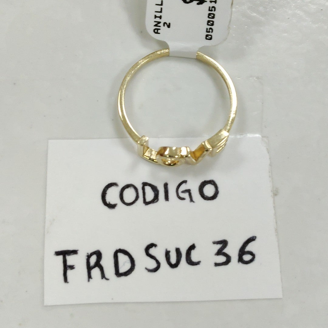 ANILLOS DAMA ORO 14K 2 (NUEVO)