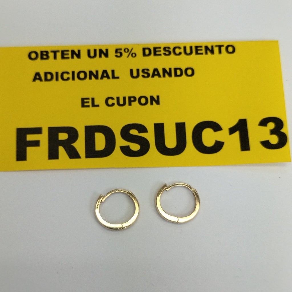 HUGGIES ORO 14K 1.1 (NUEVO)