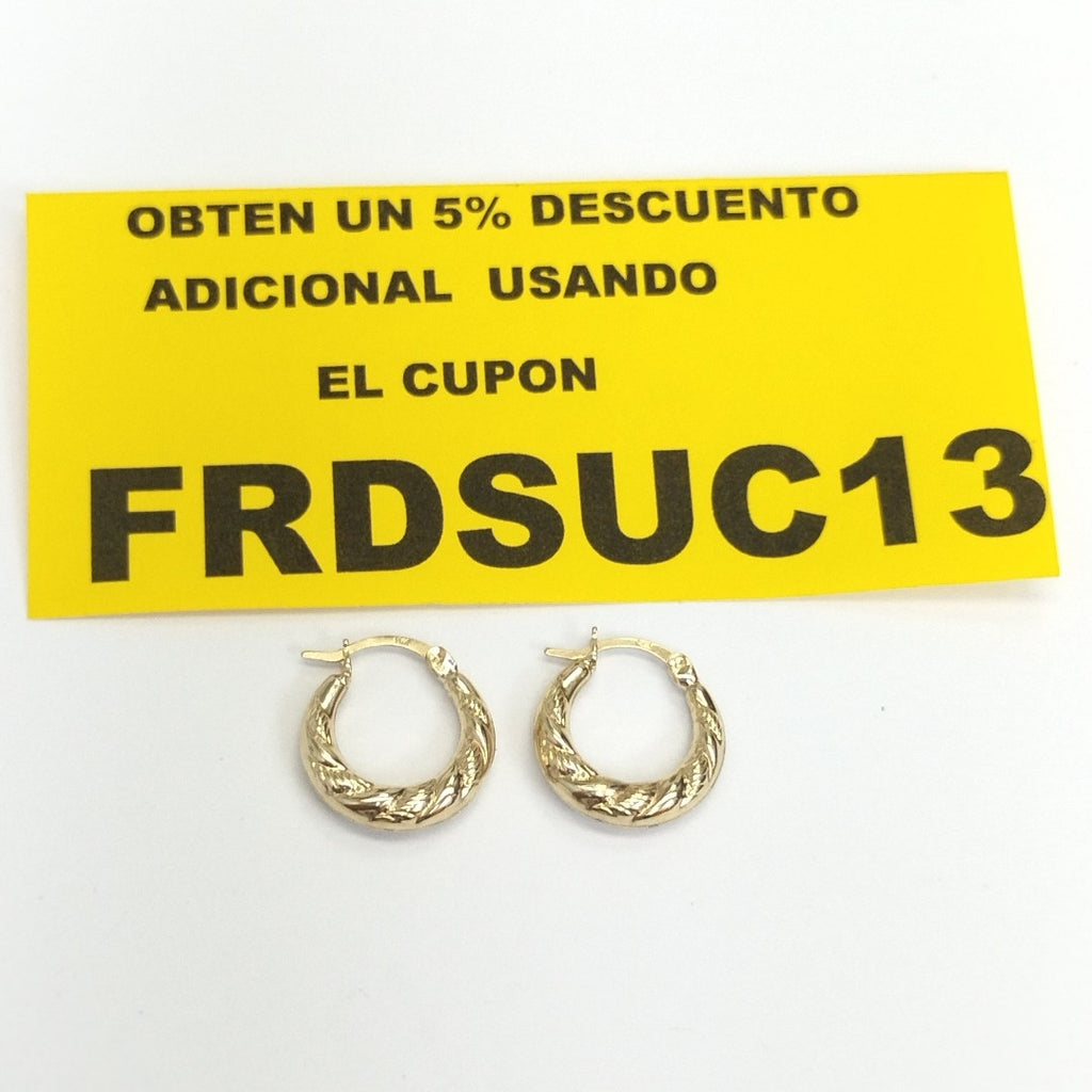 ARRACADAS ORO 10K 0.8 (NUEVO)