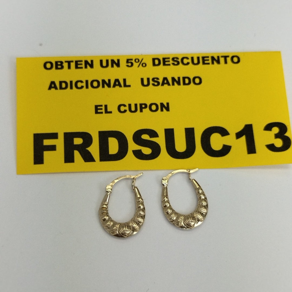 ARRACADAS ORO 10K 0.6 (NUEVO)