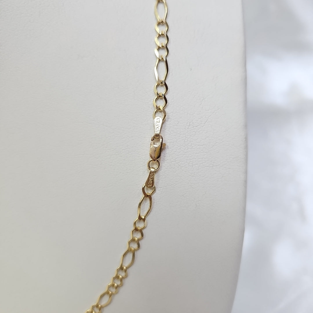CADENAS TEJIDO 3X1 ORO 10K 50 CM 6.4 GR (NUEVO)