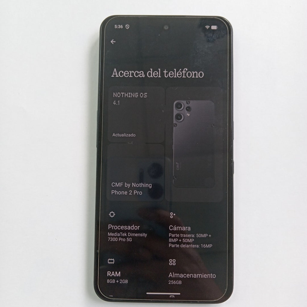 CELULAR CMF BY NOTHING PHONE 2 PRO A001 (2025) 256 GB 8 GB RAM (SEMINUEVO)