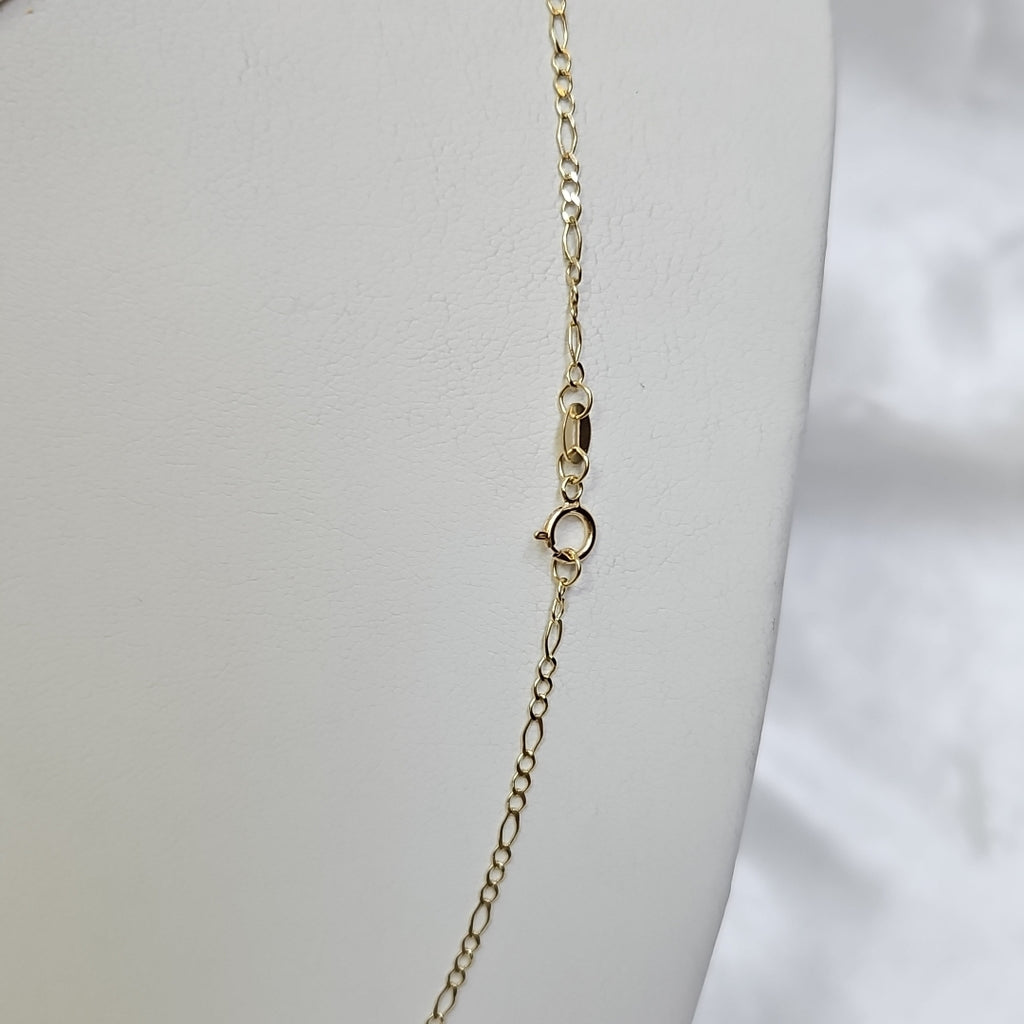 CADENAS TEJIDO ESLABONES ORO 10K 55 CM 2.2 GR (NUEVO)