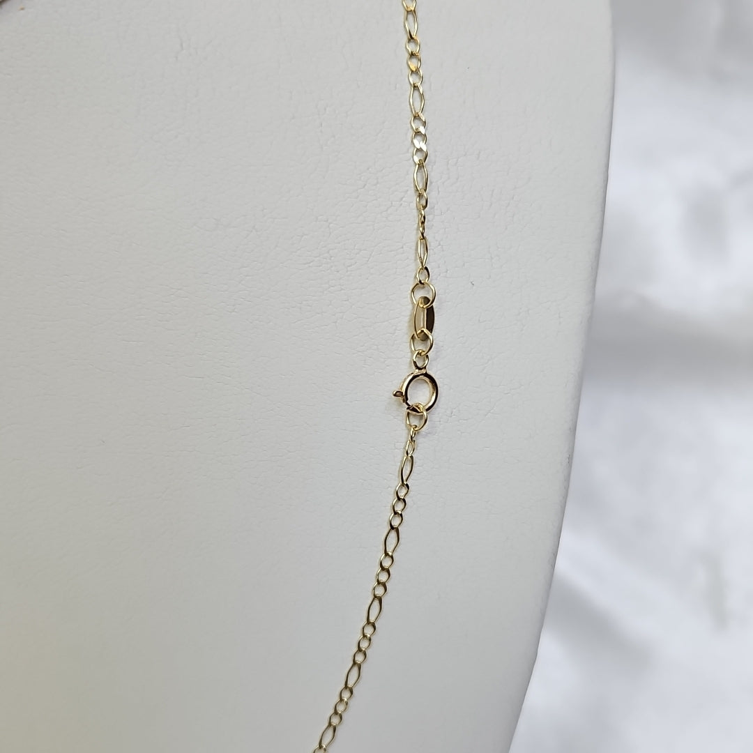 CADENAS TEJIDO ESLABONES ORO 10K 55 CM 2.2 GR (NUEVO)