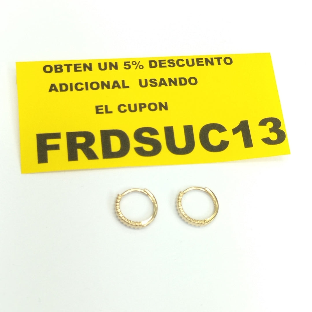 HUGGIES ORO 14K 1.2 (NUEVO)