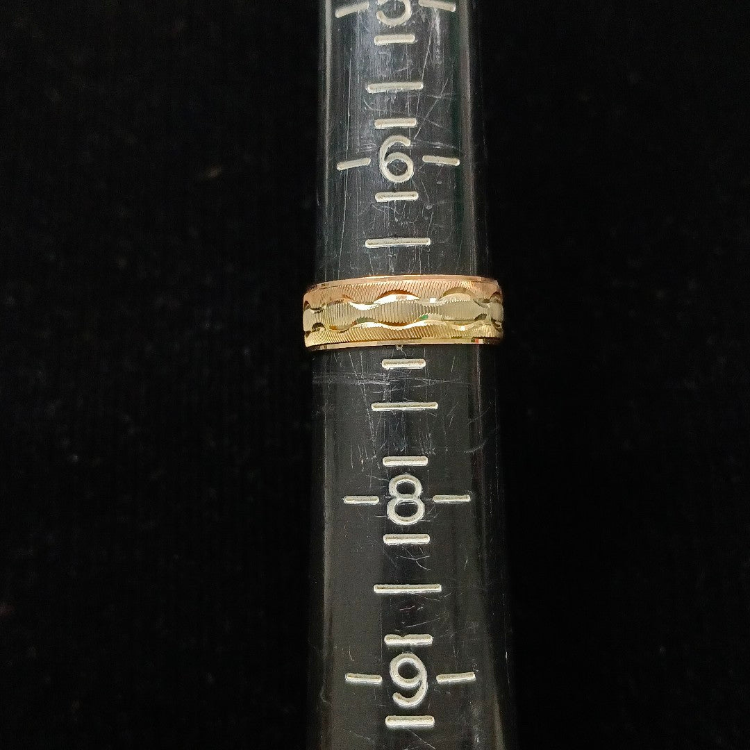 ARGOLLA ORO, ORO COMBINADO 14 K 2 GRMS (SEMINUEVO)