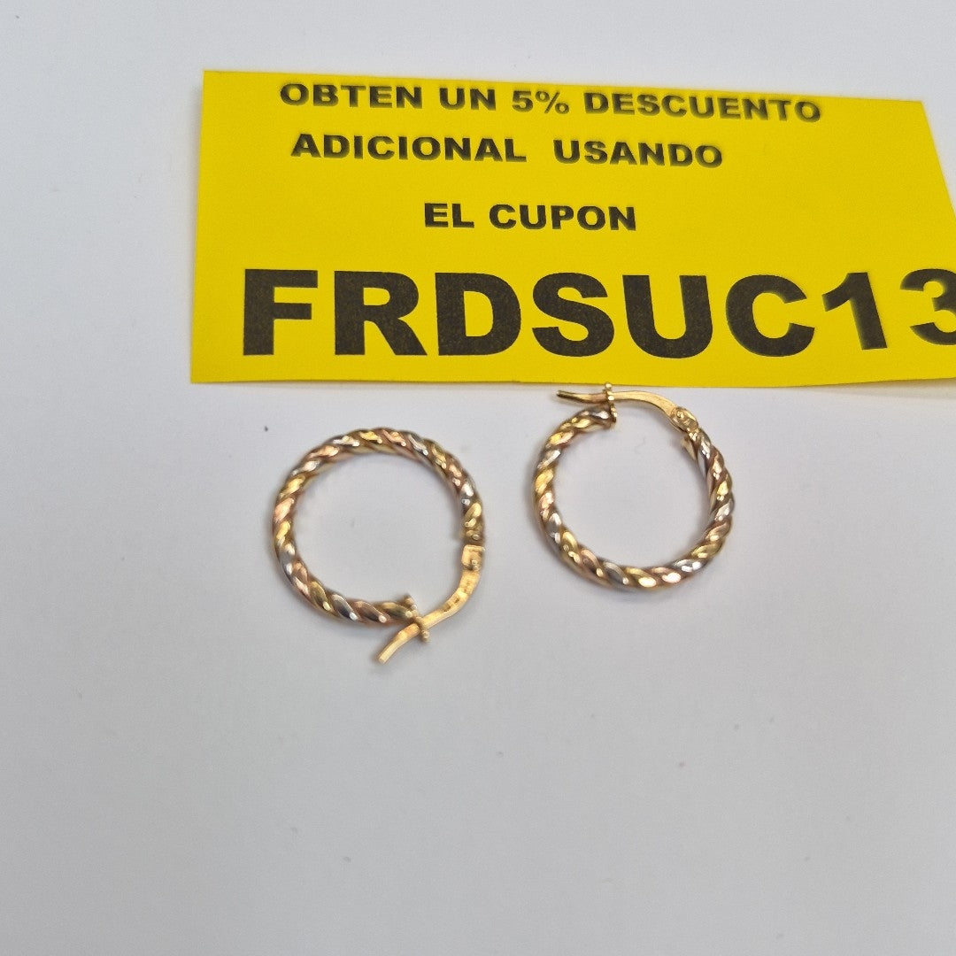 ARRACADAS ORO 14K 1.4 (NUEVO)