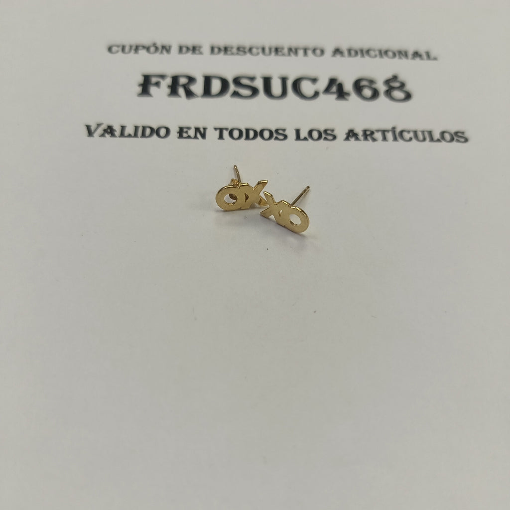 BROQUELES PAR ORO 14 K 1 GRMS (SEMINUEVO)