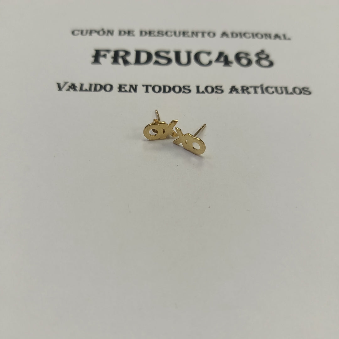 BROQUELES PAR ORO 14 K 1 GRMS (SEMINUEVO)