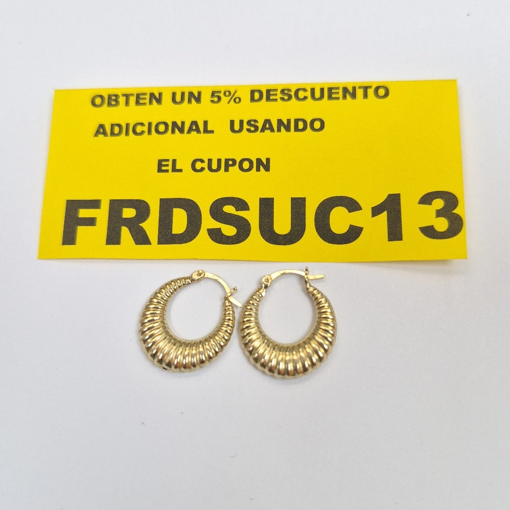ARRACADAS ORO 10K 0.9 (NUEVO)