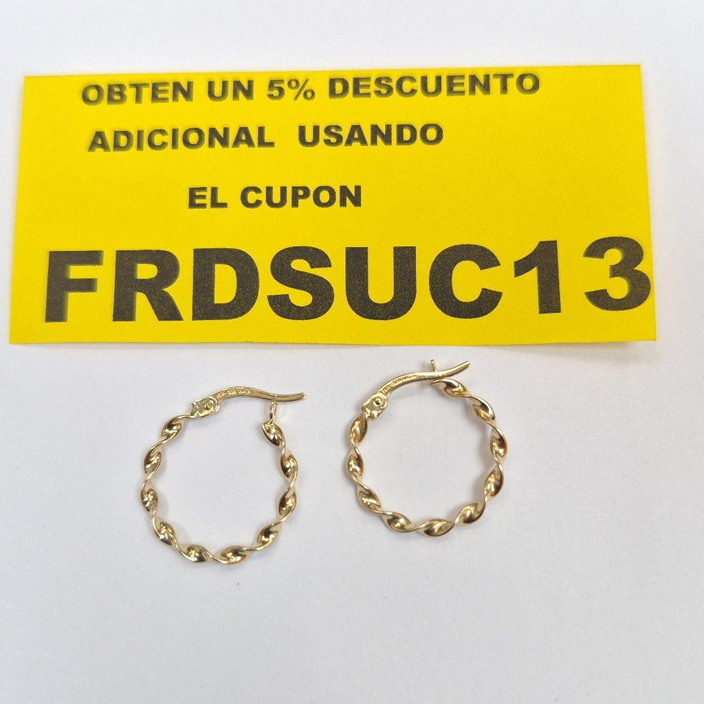 ARRACADAS ORO 14K 1.2 (NUEVO)