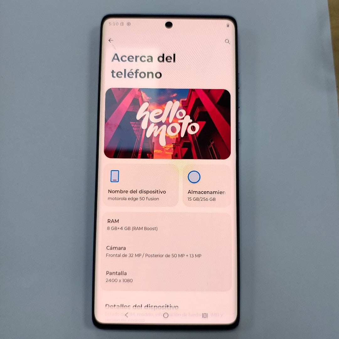CELULAR MOTOROLA EDGE 50 FUSION XT2429-1 256 GB 8 GB RAM (SEMINUEVO)
