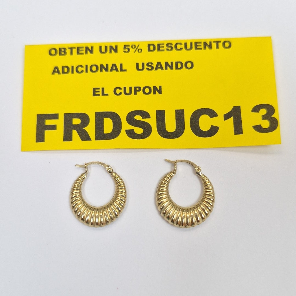 ARRACADAS ORO 10K 0.9 (NUEVO)