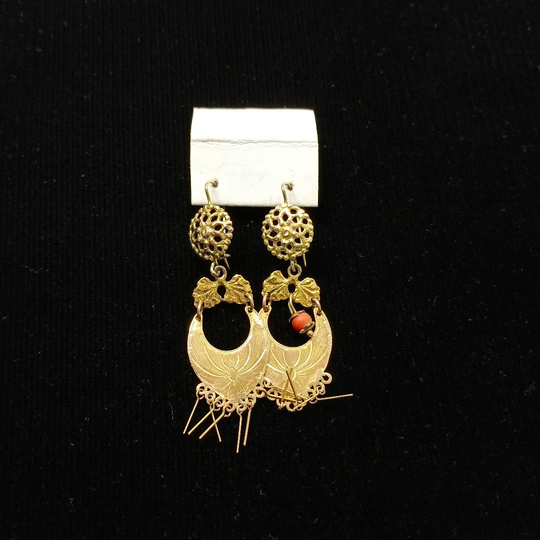 ARETES PAR ORO 10 K 6,80 GRMS (SEMINUEVO)
