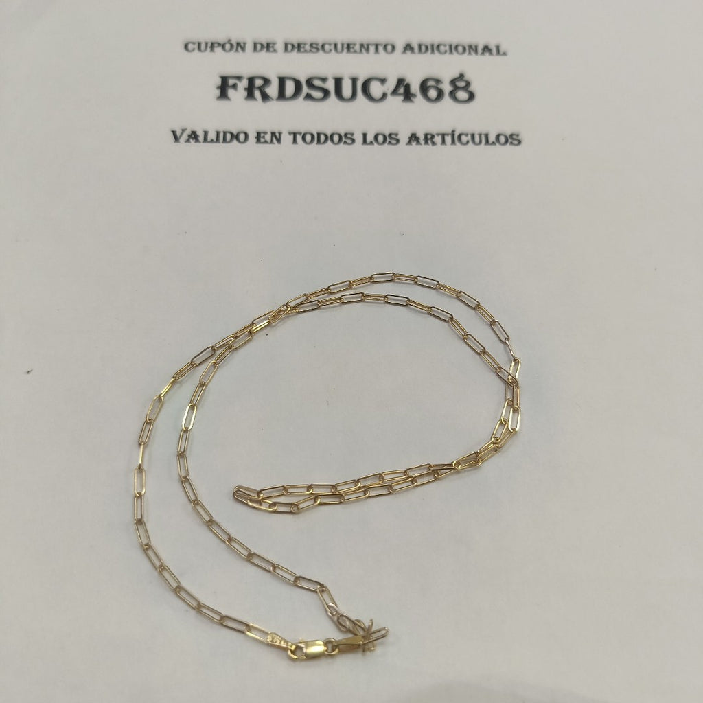 CADENA ORO 14 K 3 GRMS (SEMINUEVO)