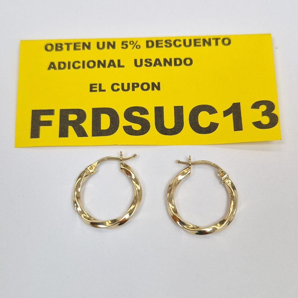 ARRACADAS ORO 14K 1.4 (NUEVO)
