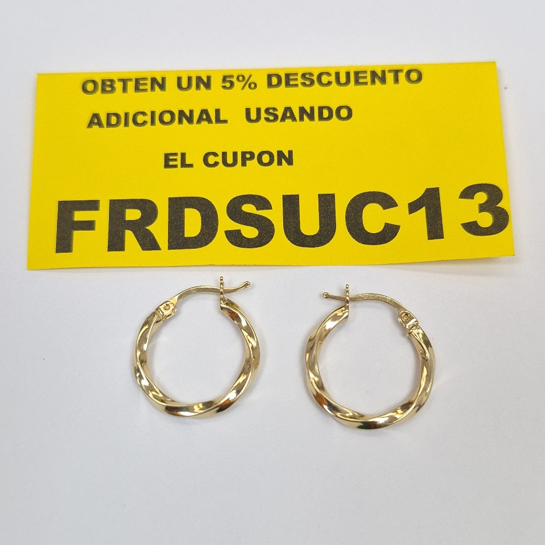 ARRACADAS ORO 14K 1.4 (NUEVO)