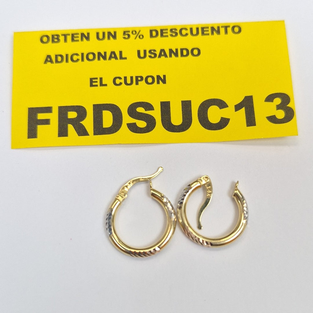ARRACADAS ORO 14K 1.6 (NUEVO)