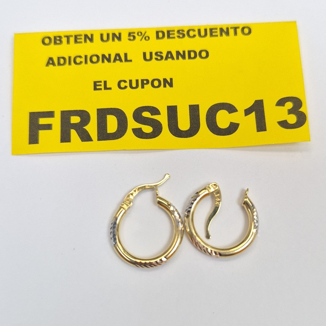 ARRACADAS ORO 14K 1.6 (NUEVO)