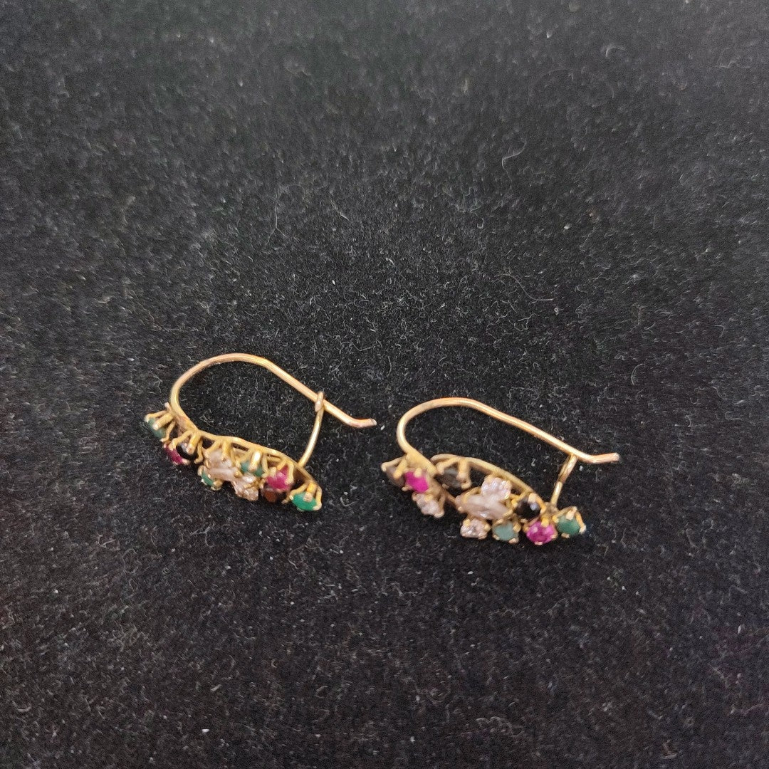 ARETES PAR ORO 14 K 2 GRMS (SEMINUEVO)