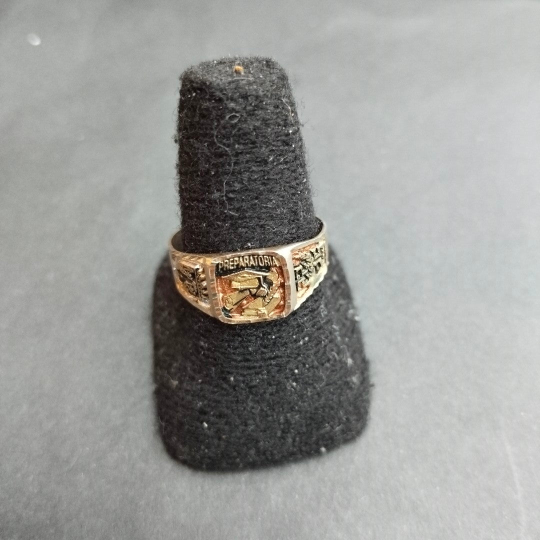 ANILLO DE GRADUACIÓN ORO 8 K 2.6 GRMS (SEMINUEVO)