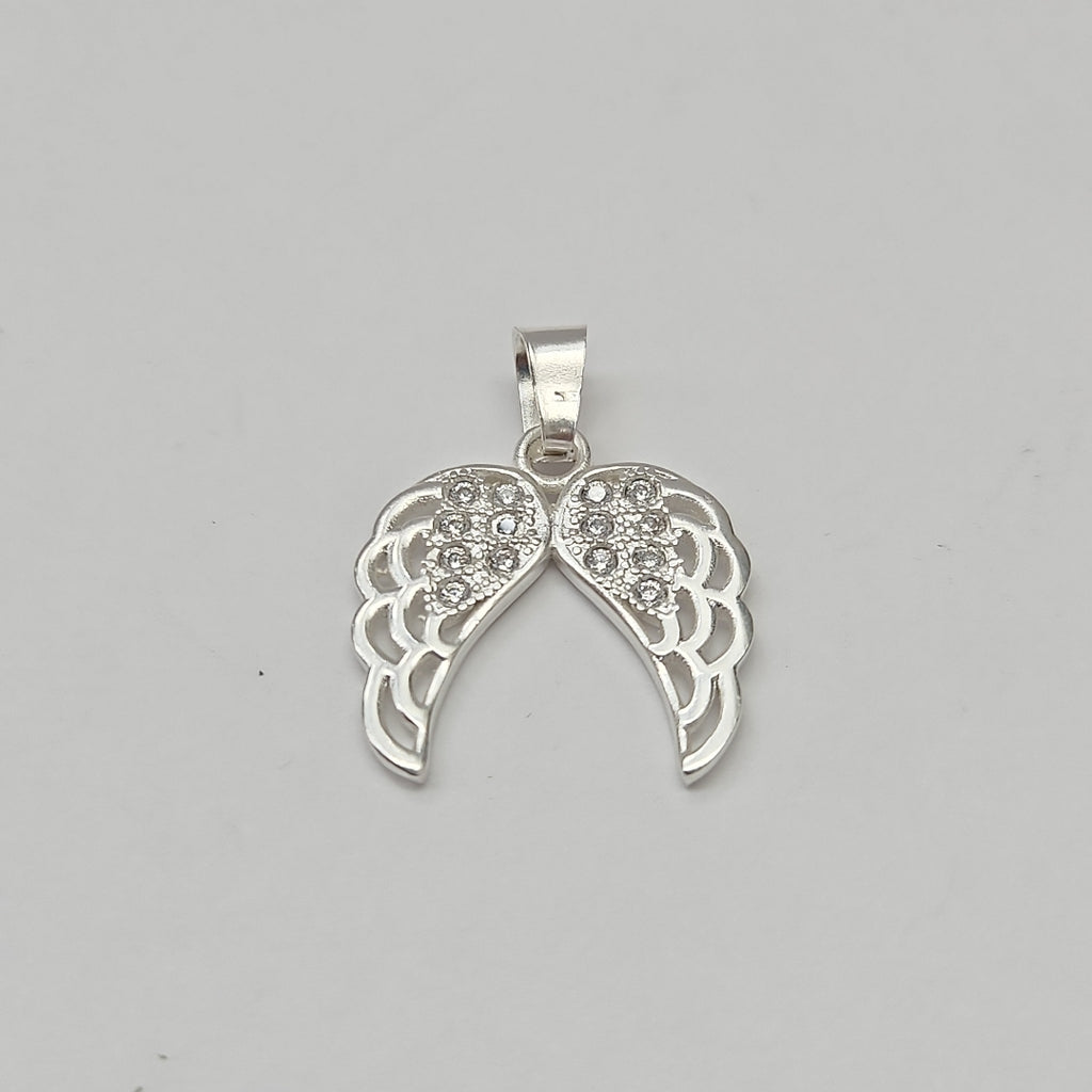 DIJE ALAS C/CIRCONIAS PLATA .925 2.3 GR (NUEVO)