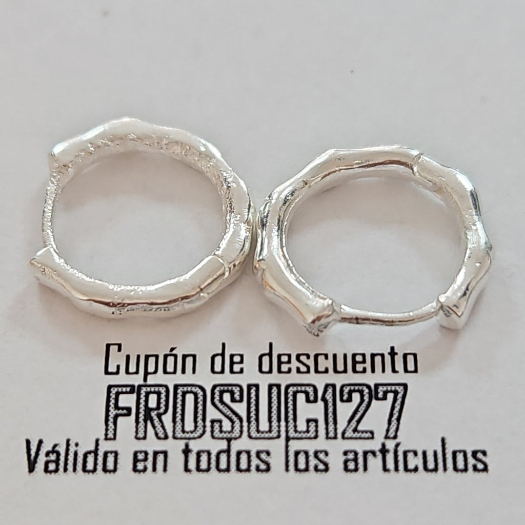 ARRACADAS ESPECIAL PLATA .925 2.9 GR (NUEVO)