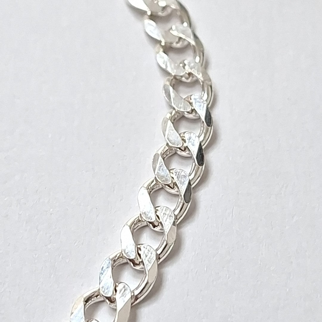 PULSERA BARBADA PLATA .925 21 CM 7.03 GR (NUEVO)
