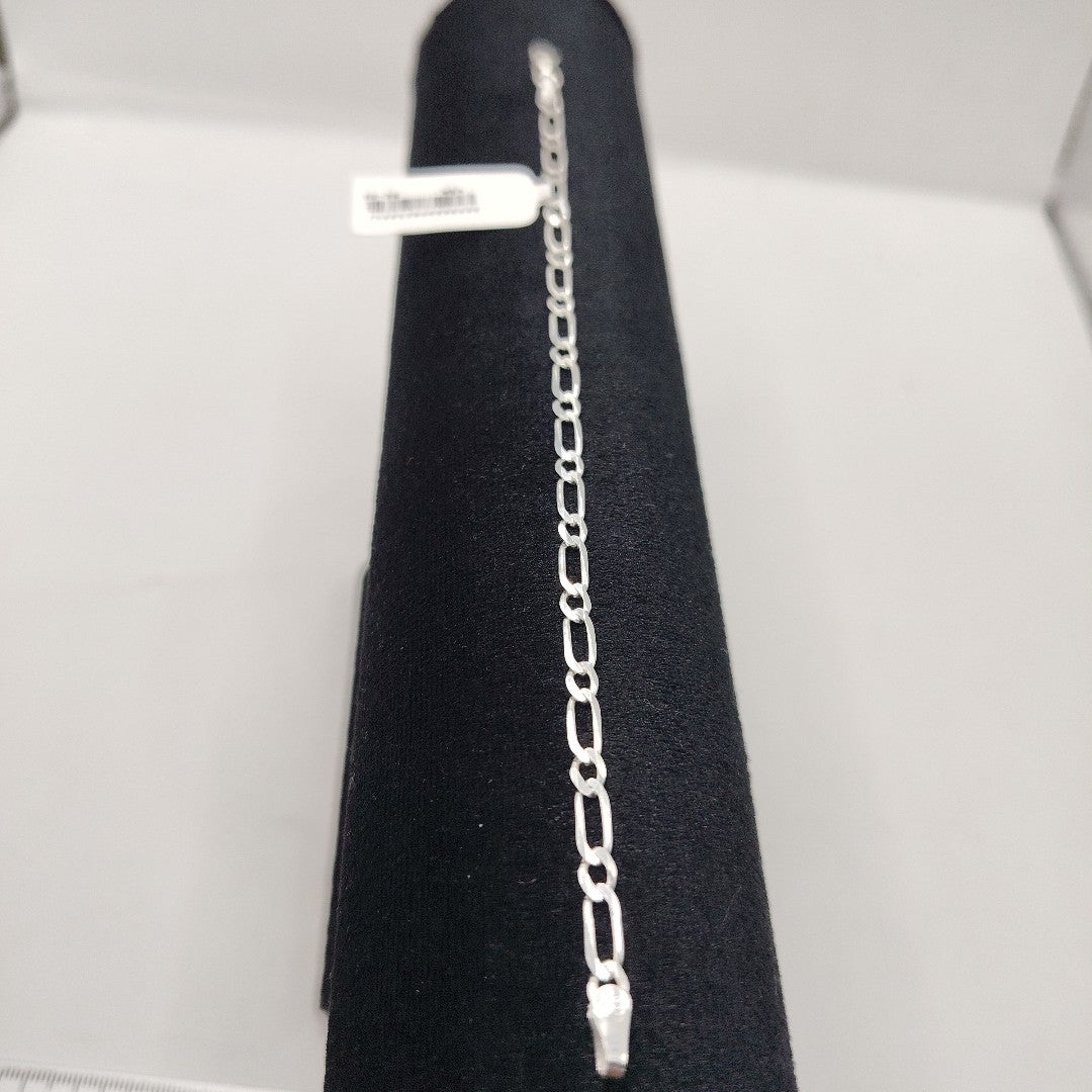 PULSERA TEJIDO 1X1 PLATA .925 18 CM 3.5 GR (NUEVO)