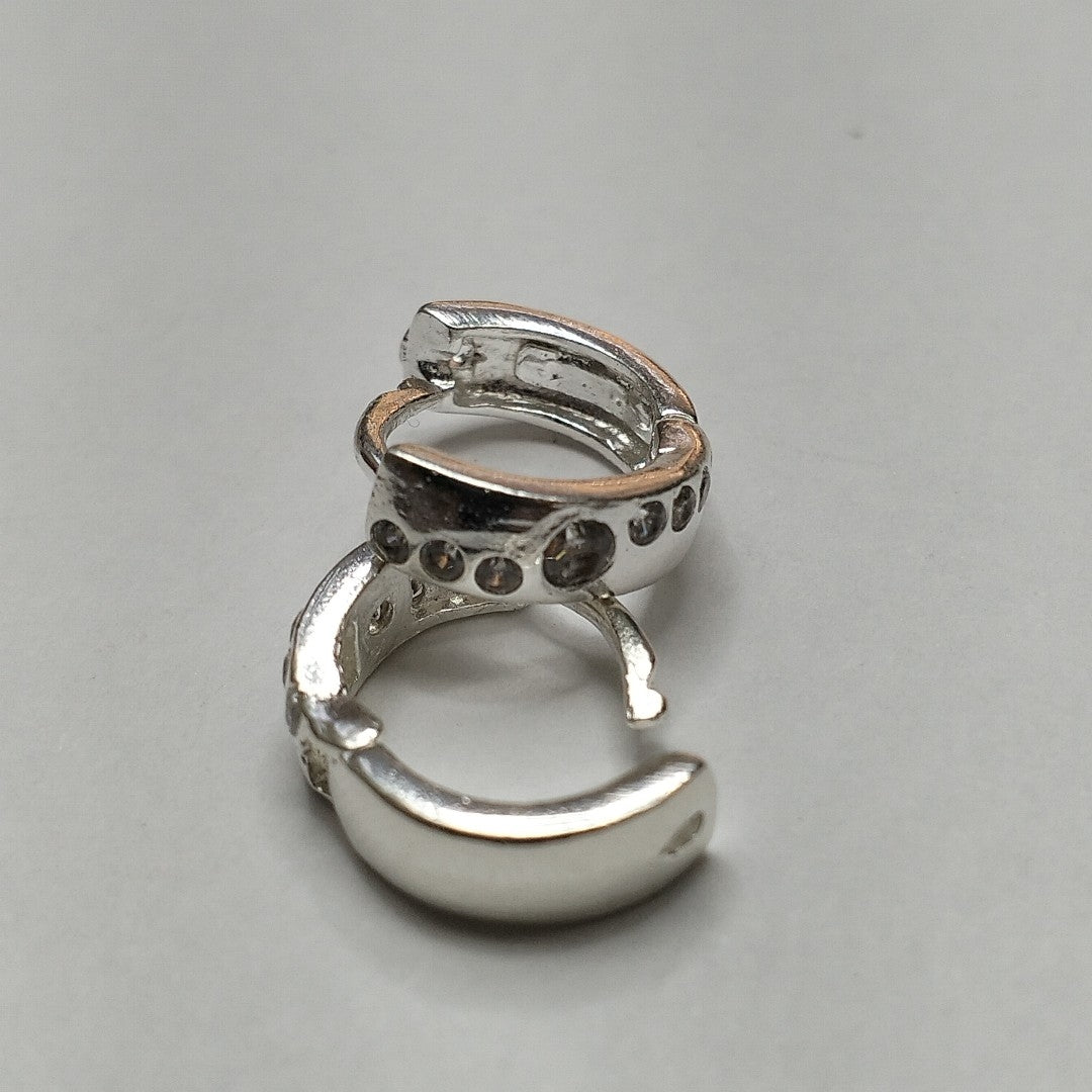 ARRACADAS C/CIRCONIAS PLATA .925 2.4 GR (NUEVO)
