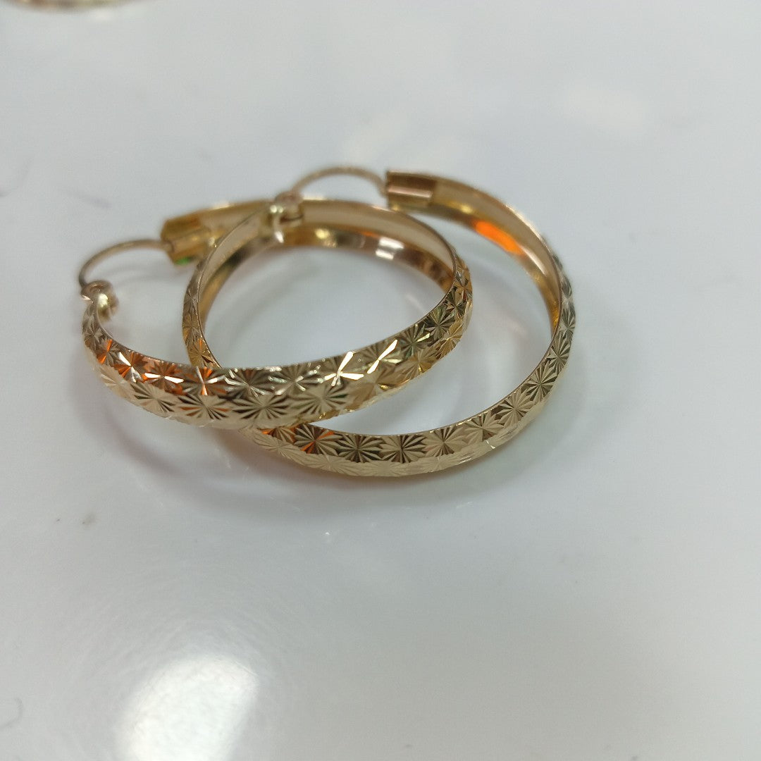 ARRACADAS PAR ORO 10 K 3.5 GRMS (SEMINUEVO)