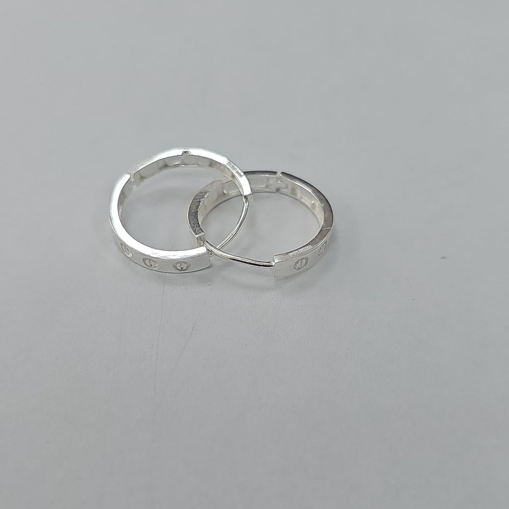 ARETES ARRACADAS FIG TORNILLOS PLATA .925 2.93 GR (NUEVO)