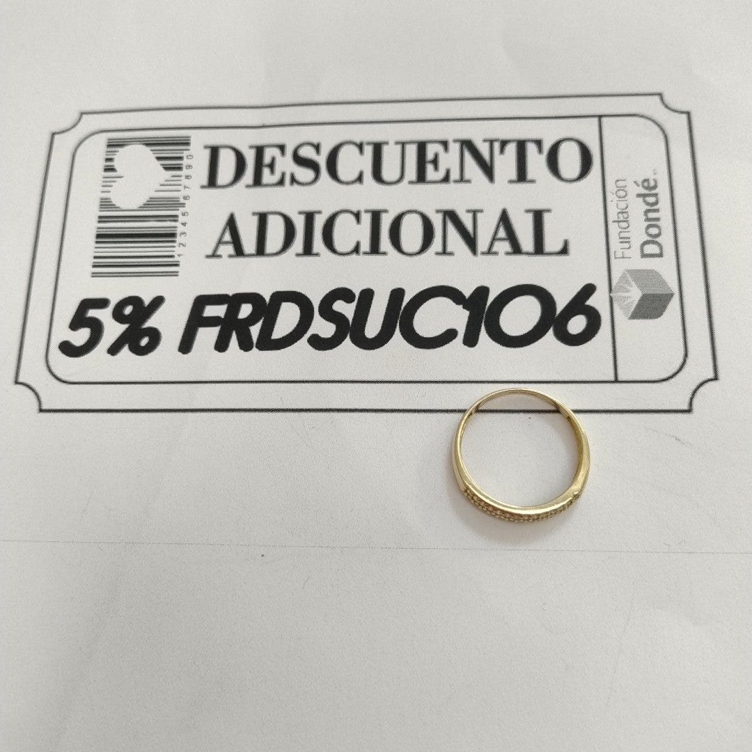 ANILLITO ORO 10 K 2 GRMS (SEMINUEVO)