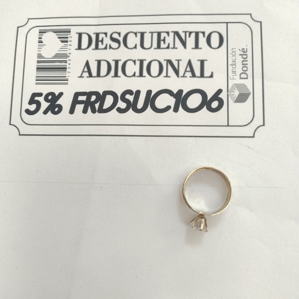 ANILLITO ORO, ORO COMBINADO 8 K 3.2 GRMS (SEMINUEVO)