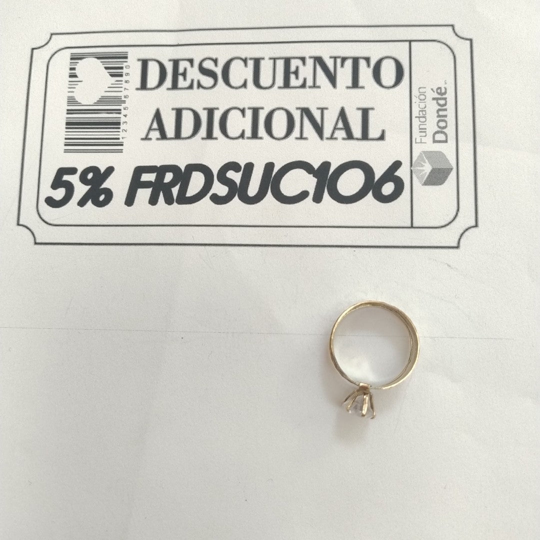 ANILLITO ORO, ORO COMBINADO 8 K 3.2 GRMS (SEMINUEVO)