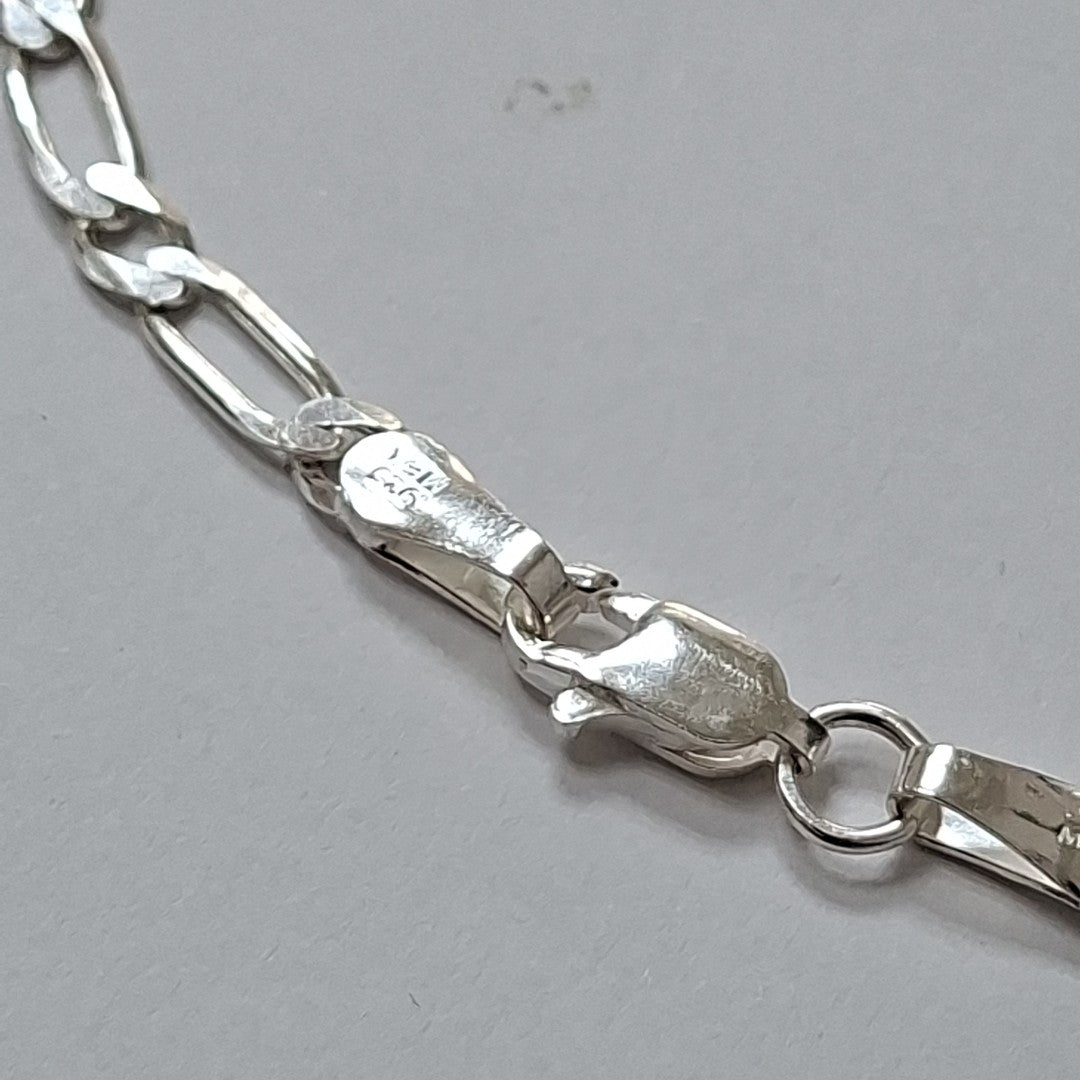 PULSERA TEJIDO 1X1 PLATA .925 18 CM 3.5 GR (NUEVO)