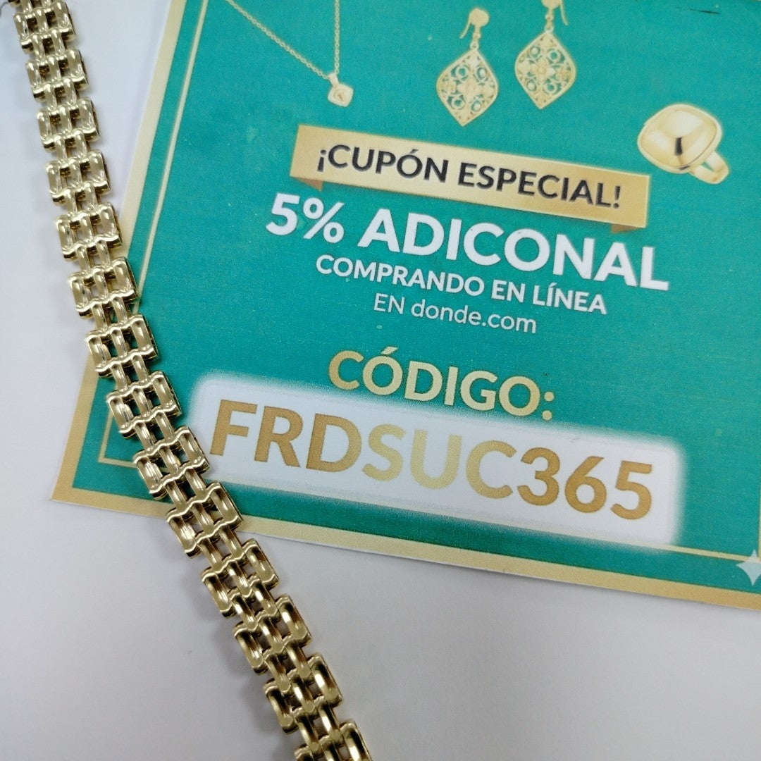 PULSERA ORO 14 K 27.9 GRMS (SEMINUEVO)