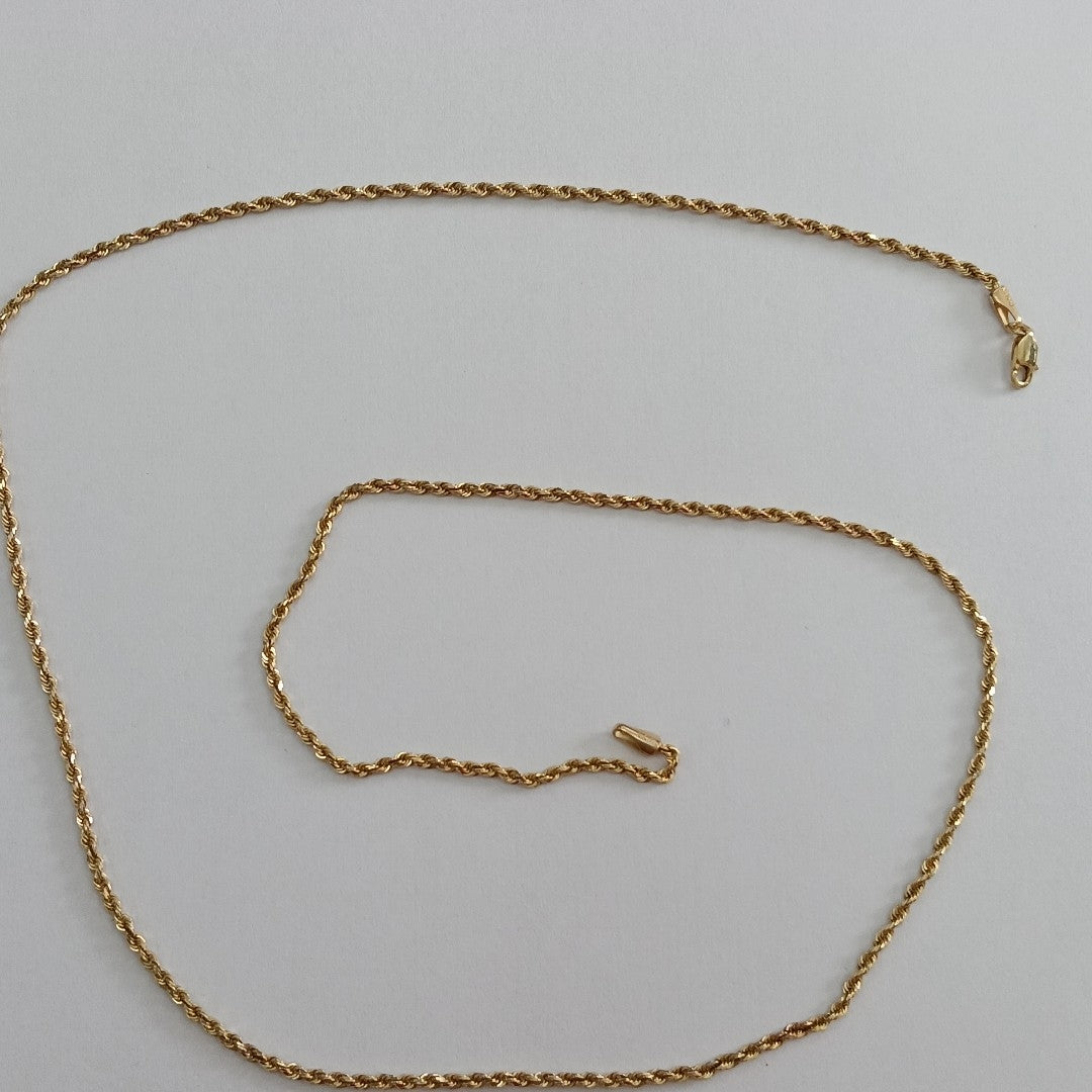 CADENA ORO 14 K 7.8 GRMS (SEMINUEVO)
