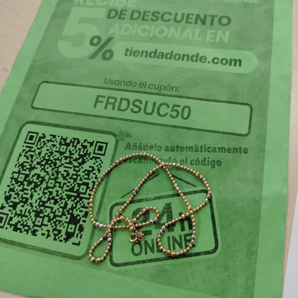 GARGANTILLA ORO 14 K 9.9 GRMS (SEMINUEVO)