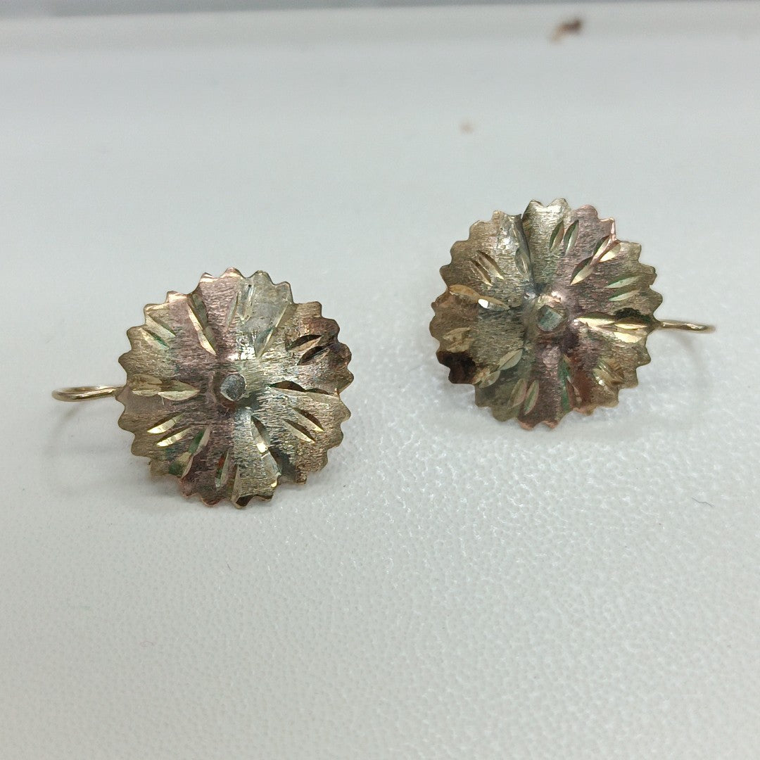 ARETES PAR ORO 10 K 1.5 GRMS (SEMINUEVO)