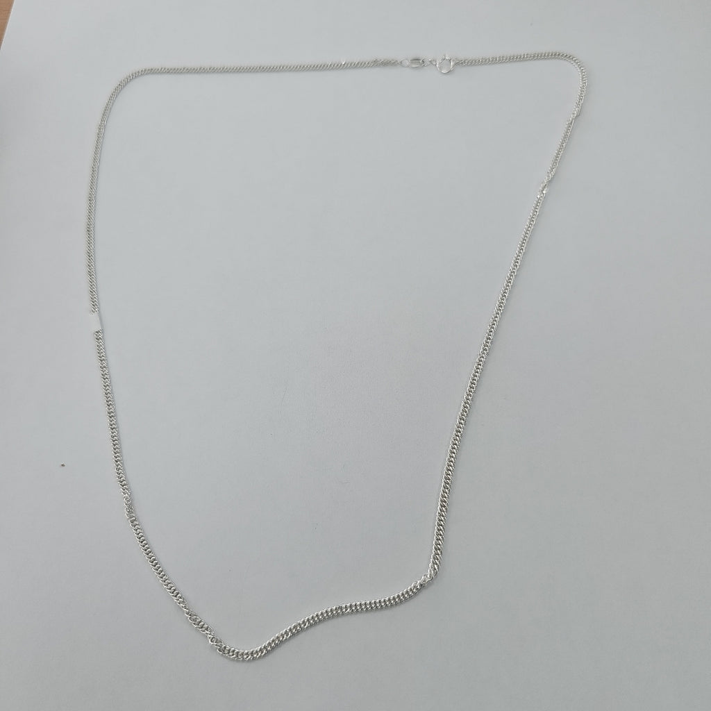 CADENA BARBADA PLATA .925 50 CM 4.22 GR (NUEVO)
