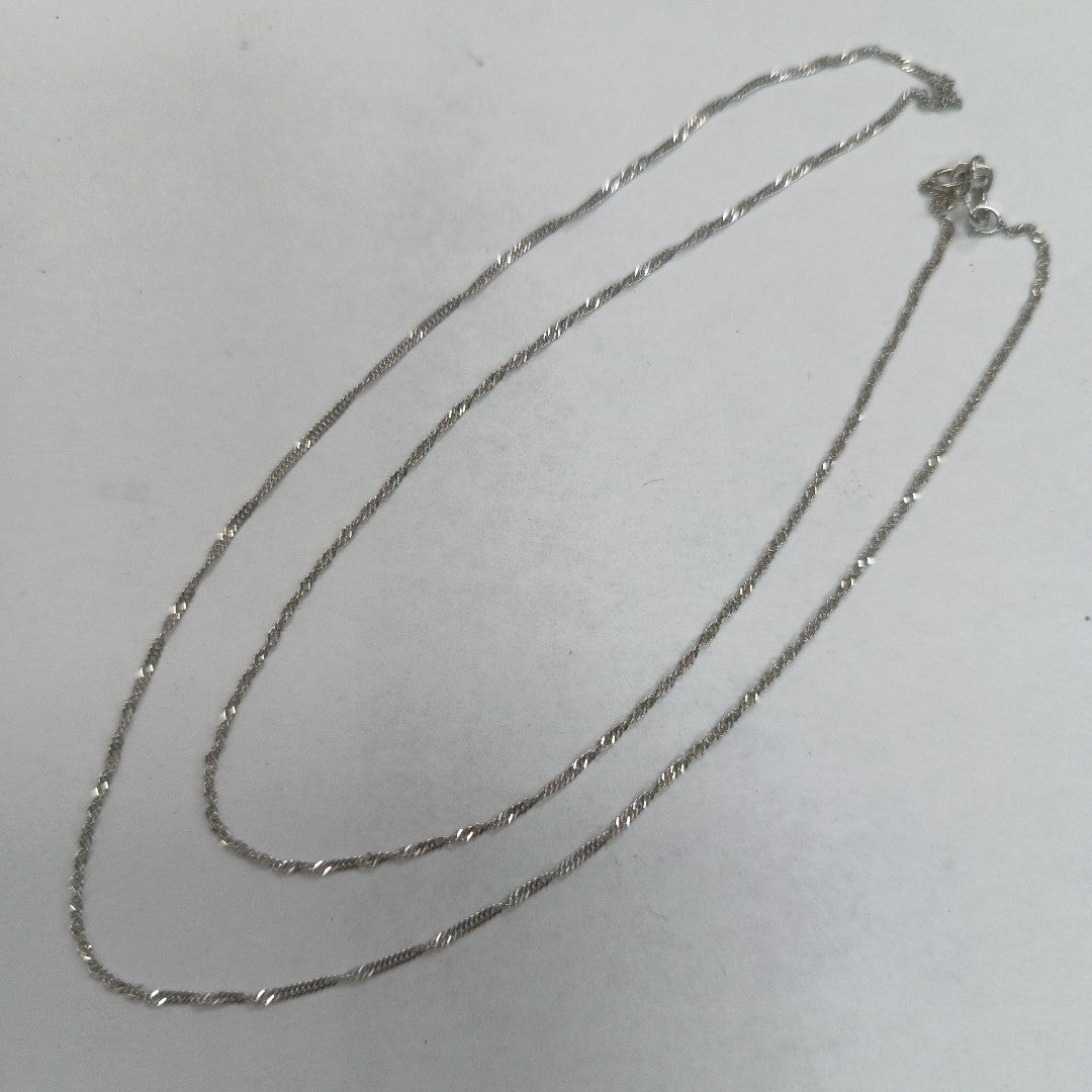 CADENA ORO BLANCO 14 K 1.5 GRMS (SEMINUEVO)