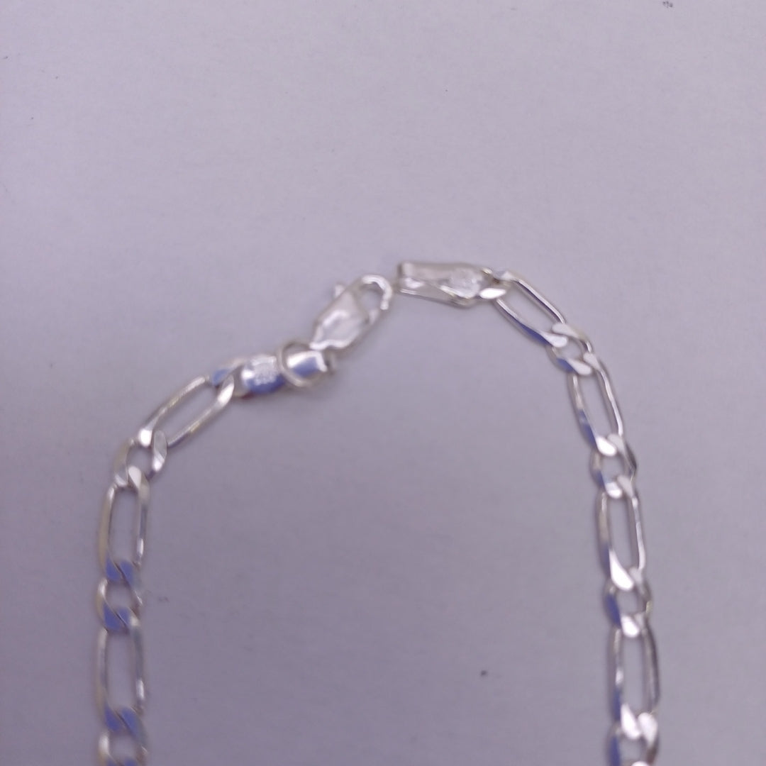 PULSERA TEJIDO 1X1 PLATA .925 18 CM 3.4 GR (NUEVO)