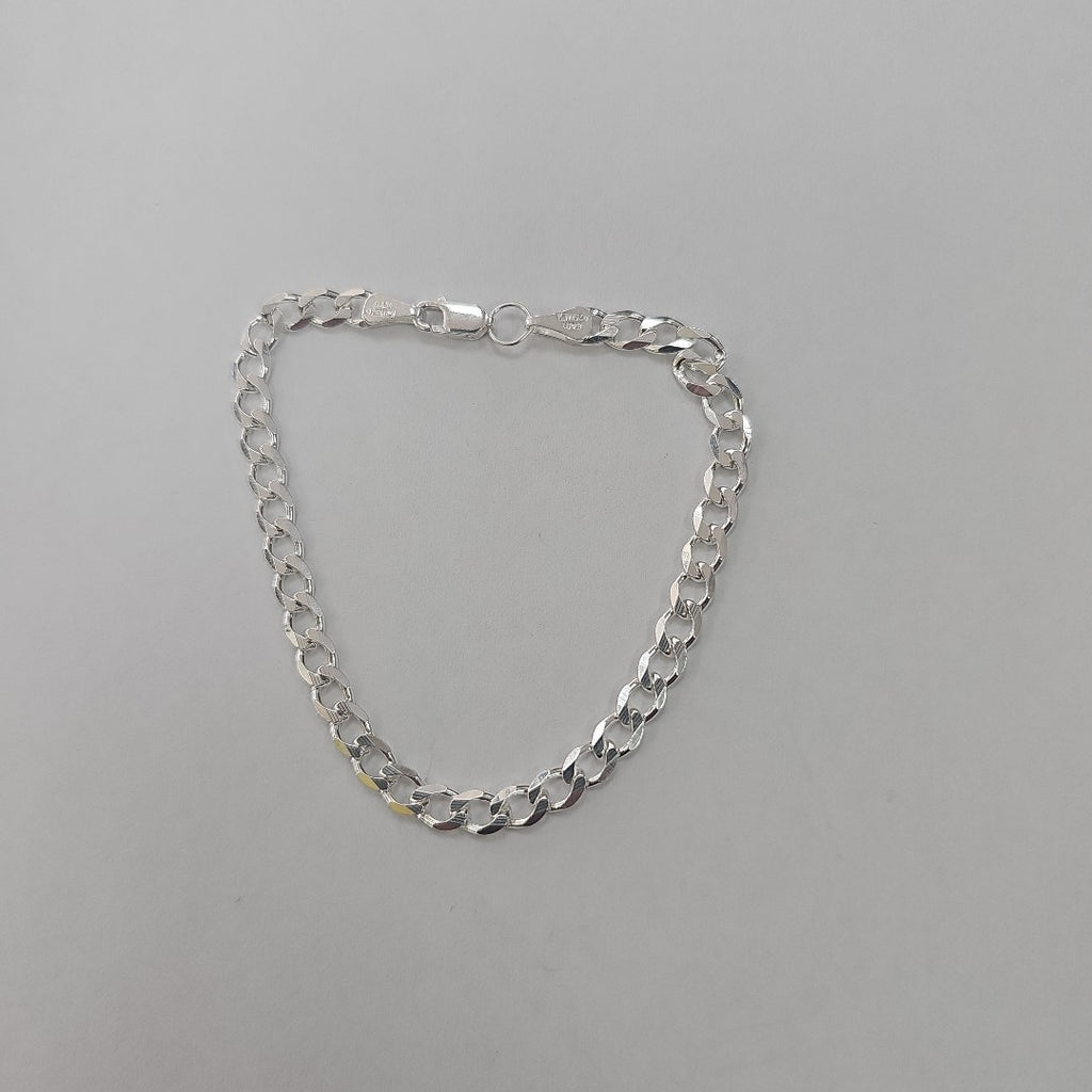 PULSERA BARBADA PLATA .925 18 CM 5.73 GR (NUEVO)