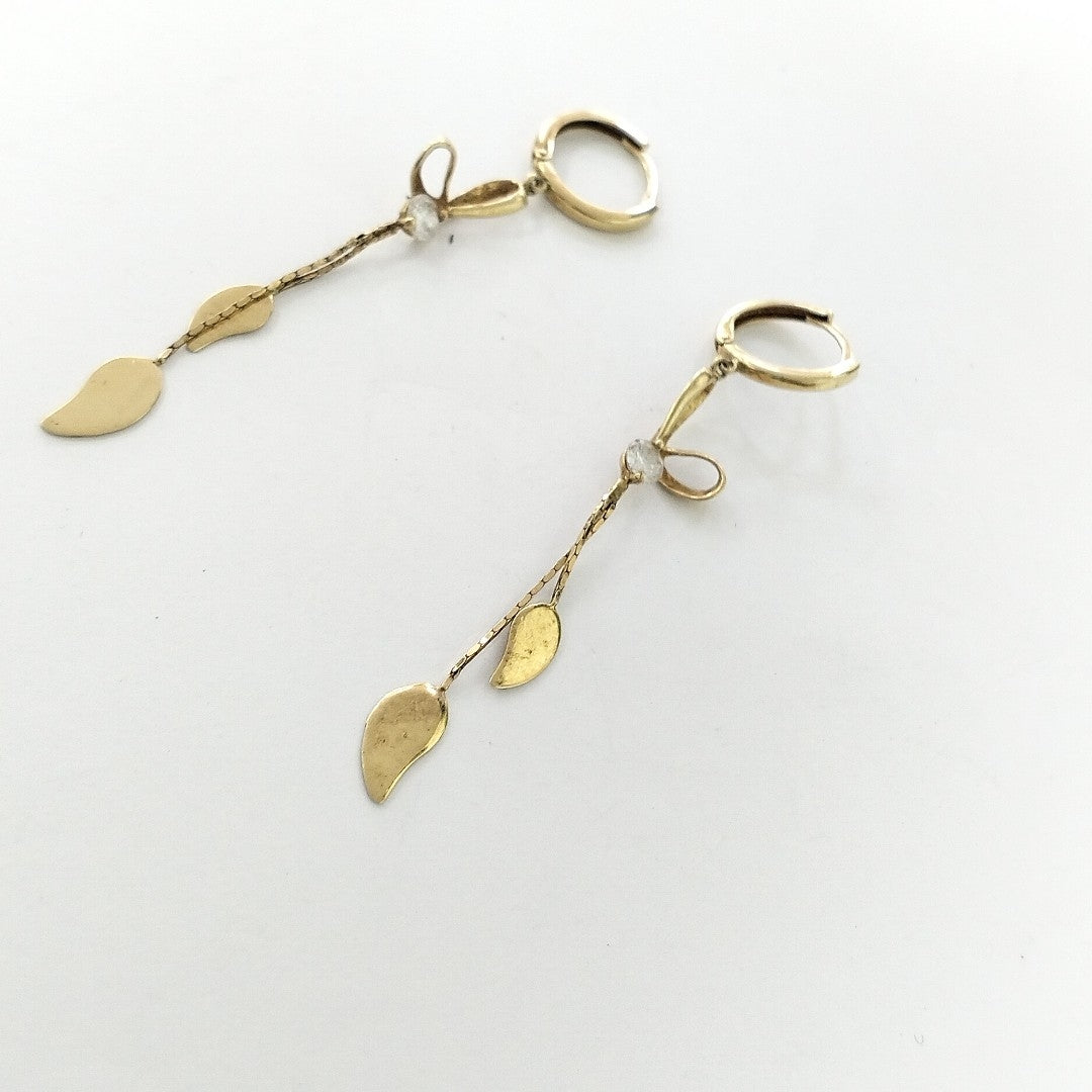 ARETES PAR ORO 14 K 2.6 GRMS (SEMINUEVO)